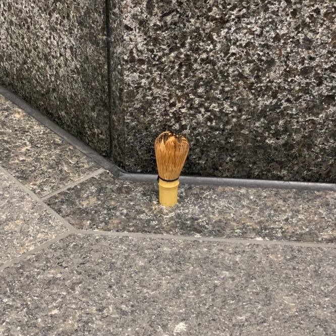 茶筅が立った！（写真はあやのさんのツイートより）