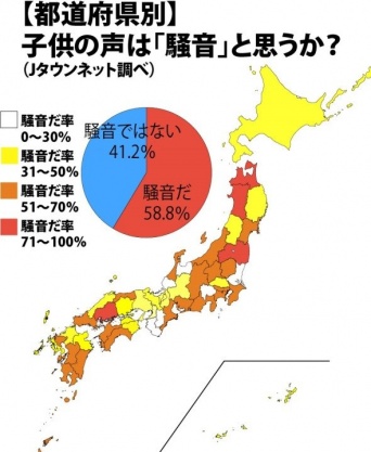 子どもの声は「騒音」と思うか？（Jタウンネット調べ）