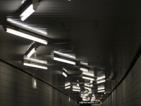 清澄白河駅の通路（以下画像はすべてJタウンネット撮影）
