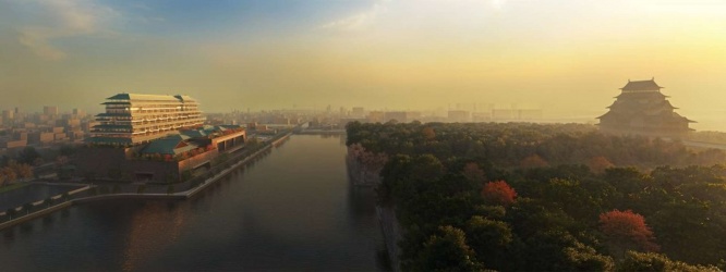 名古屋城とのツーショット(画像はプレスリリースより)