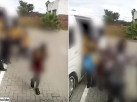 混雑率400％越え、定員14人のミニバスに乗っていたのは58人の子供たち！（南アフリカ）