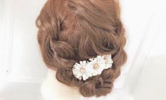 【簡単まとめ髪】編み込み＊２で作る「自分で」簡単ヘアアレンジ