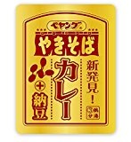 ペヤング カレーやきそばプラス納豆 120g×18個