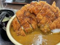 「980円で大盛り？コスパいいじゃん！」→「騙された...」　とある道の駅で提供される「カツカレー」が規格外すぎた。