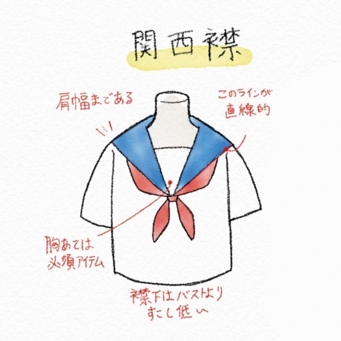 関西襟