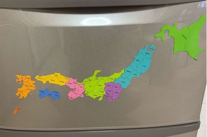 うん、日本地図だ