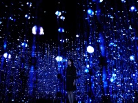 宇宙の創造者にもなれる？幻想的な空間を体験「teamLab Exhibition, Walk Through the Crystal Universe」開催中