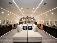 VIPよりもさらに上。VVIP(超重要人物)用のプライベート用ボーイング787がまさに雲の上のゴージャスさ