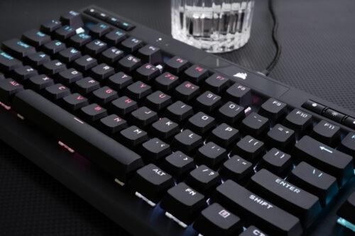 K70 RGB TKL keyboard