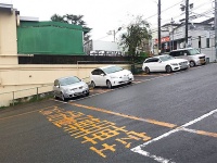 梶が谷駅近くの駐車場（編集部撮影）