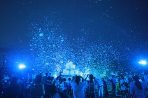大巻伸嗣 「Memorial Rebirth 千住 2015 足立市場」