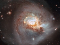 宇宙に咲く薔薇のよう。渦巻銀河｢NGC 3256｣を撮影した驚くべき写真