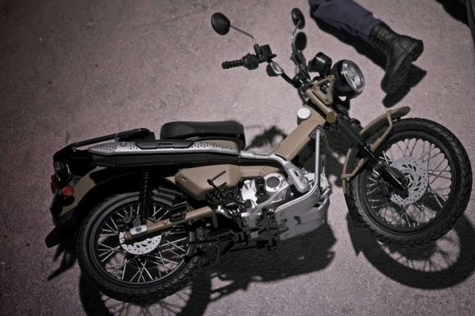 バイクで横転してしまった(画像はイメージ)
