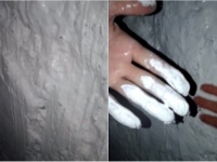 白い雪に見えるスノースライダーは白い塗料で塗られていた。煤煙で汚れた雪をごまかすため（ロシア）