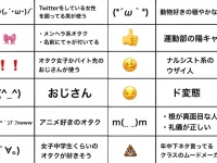 「偏見」一覧表（画像はキムテスさんのツイートより）