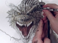 見ているだけで楽しい！圧倒的画力で描き上げる『ゲーム・オブ・スローンズ』のドラゴンをタイムラプスで
