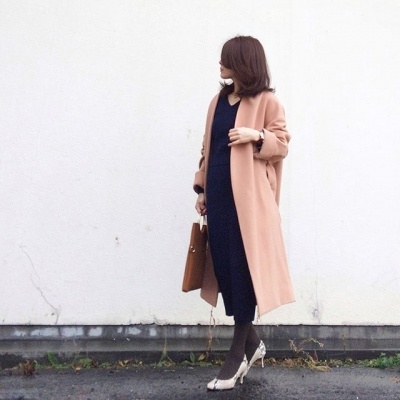 着心地ラクなセットアップでひとりご飯。お目当てはうにオンザ煮卵　＃東京365日コーデ