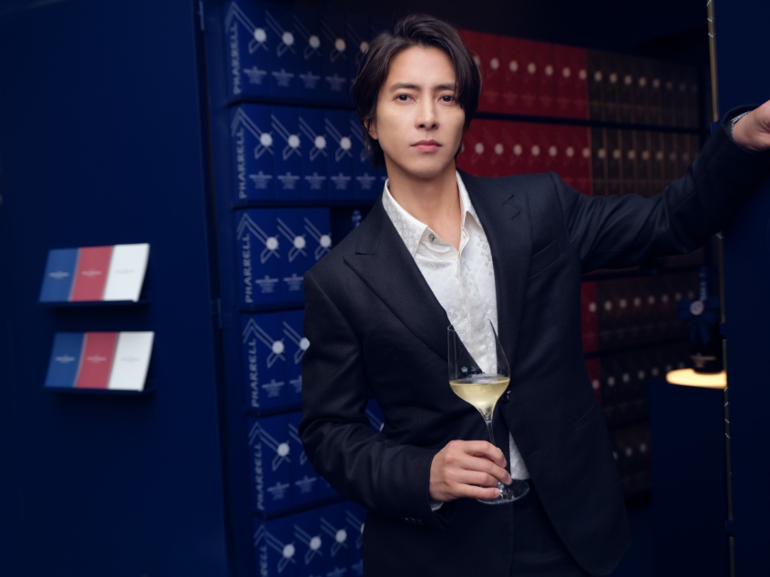 山下智久 登場！　『モエ・エ・シャンドン×ファレル・ウィリアムス ポップアップストア』　山下「ぜひこの世界観を楽しんでいただけたら…」