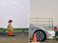 自動運転機能の危険性を啓蒙する動画が怖すぎ。子供の人形が何度もひかれまくる