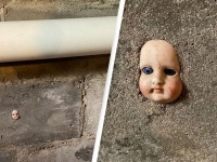 これはホラー。引っ越しした家の地下室の壁に人形が埋め込まれていた件（アメリカ）