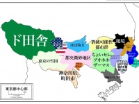 神奈川県民から見た東京都（＠izumi_yawaraさんのツイートより）