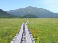 尾瀬ヶ原から至仏山を望む（Bergmannさん撮影、Wikimedia Commonsより）