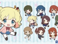 かわいいディフォルメキャラクターをラバーストラップにしました。