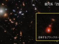 宇宙黎明期の2つの巨大ブラックホールの合体を発見したジェイムズ・ウェッブ望遠鏡