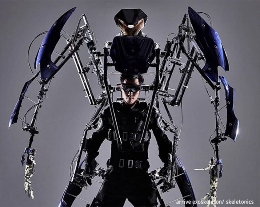日本の巨大外骨格ロボット「スケルトニクス」のSF的ルックスが海外で注目を集める