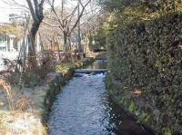 金沢の辰巳用水（Makimotoさん撮影、Wikimedia Commonsより）