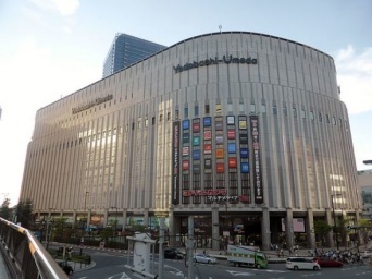 ヨドバシ梅田店（Tokumeigakarinoaoshimaさん撮影、Wikimedia Commons