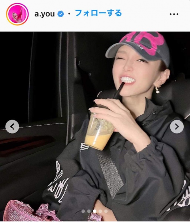 インスタグラム：浜崎あゆみ(@a.you)より