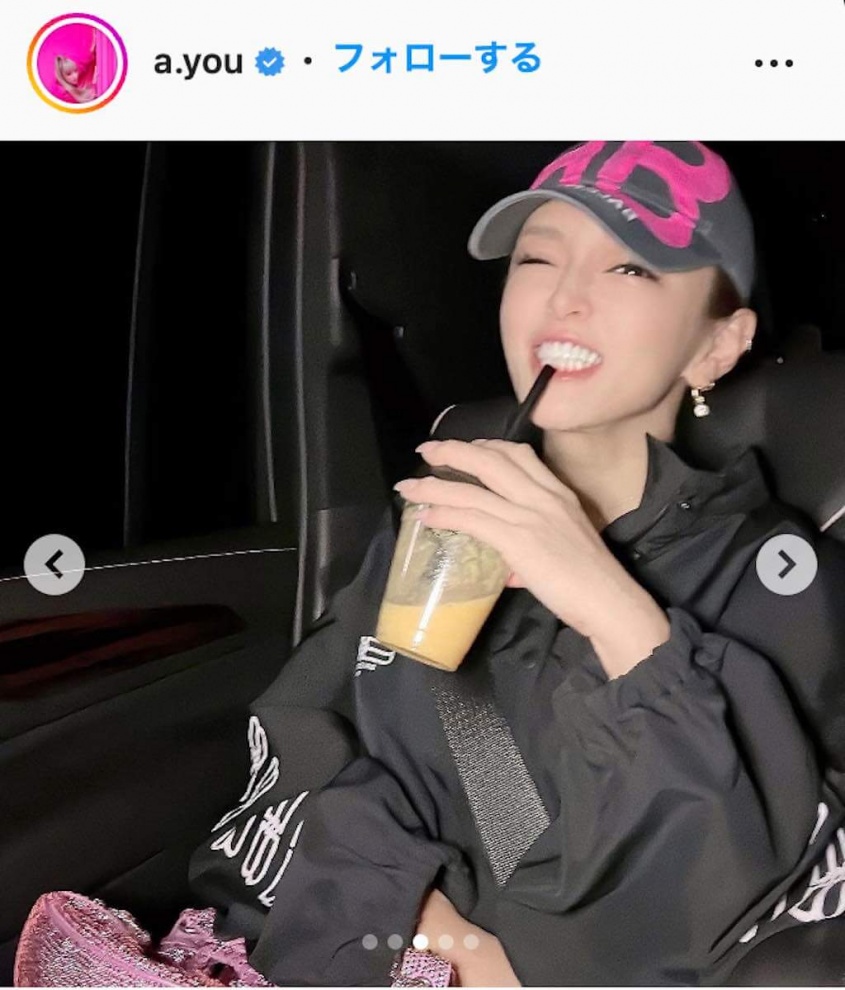 インスタグラム：浜崎あゆみ(@a.you)より