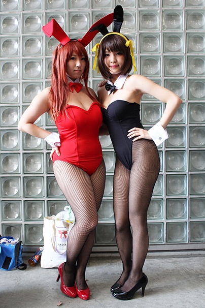 ニコニコ超会議2015 2日目 コスプレイヤー画像 えるさん「涼宮ハルヒの憂鬱」みくる/春埼さん「涼宮ハルヒの憂鬱」ハルヒ