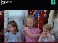 「しーっ！うるさい！」と従姉から注意を受けるジョージ王子が可愛過ぎる【映像】