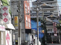 千葉市中央区栄町のソープランド「あんみつ姫」（編集部撮影）