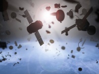 今後10年で地球に落下するスペースデブリが10％の確率で誰かを襲う