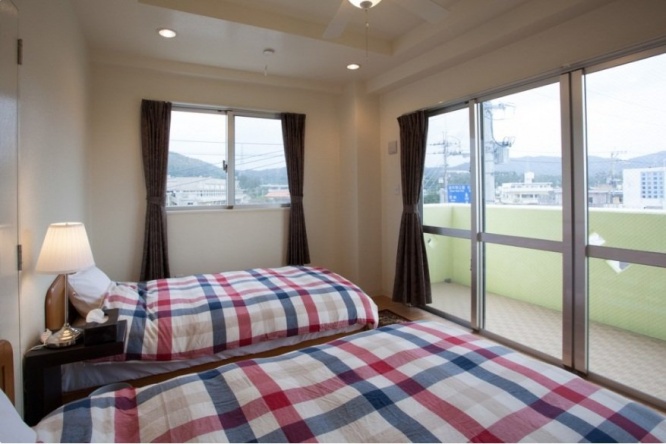 3階のツインベッドルーム