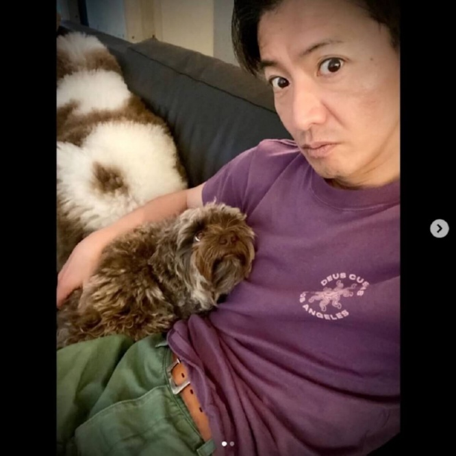 木村拓哉 愛犬との デコだし 2ショットにネット騒然 一気に老けた 1ページ目 デイリーニュースオンライン