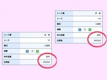 G2レディースオールスターと同じ416で4万舟券GET！
