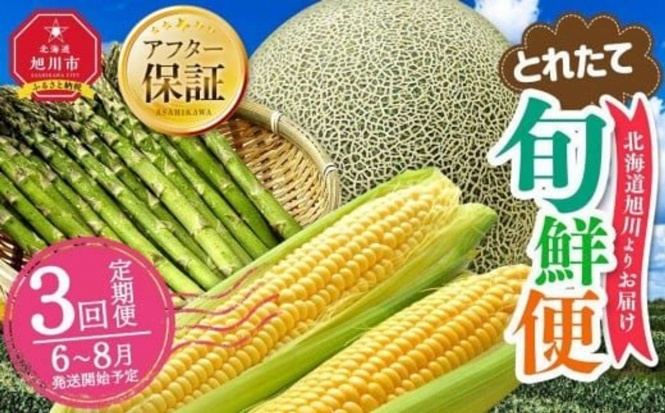 北海道 旭川市「【2026年発送先行予約】とれたて旬鮮便~北海道旭川市から旬の定期便~」30000円(ふるさとチョイスより)