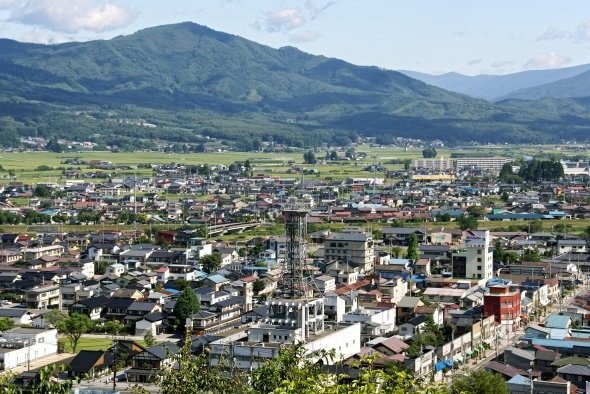 遠野市（663highlandさん撮影、Wikimedia Commmonsより）