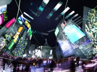 渋谷スクランブル交差点をイメージ