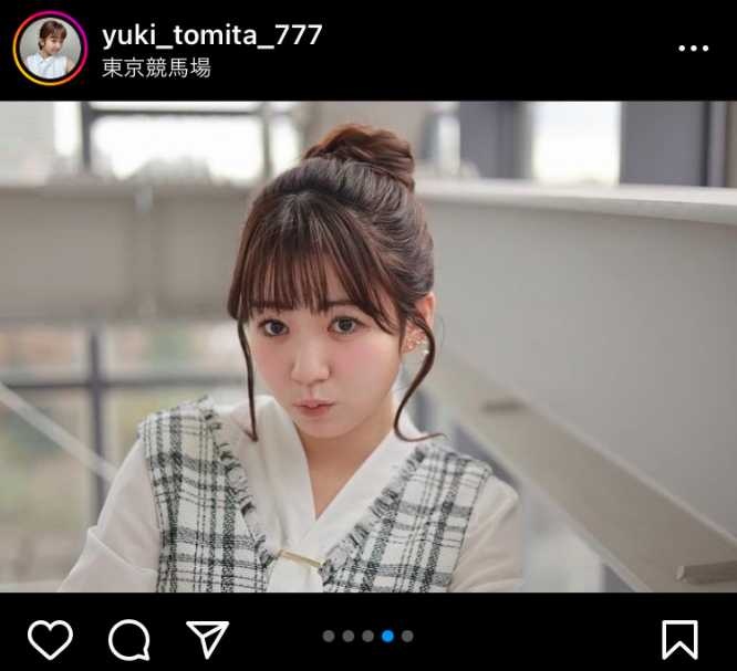 インスタグラム：冨田有紀(@yuki_tomioka_777)