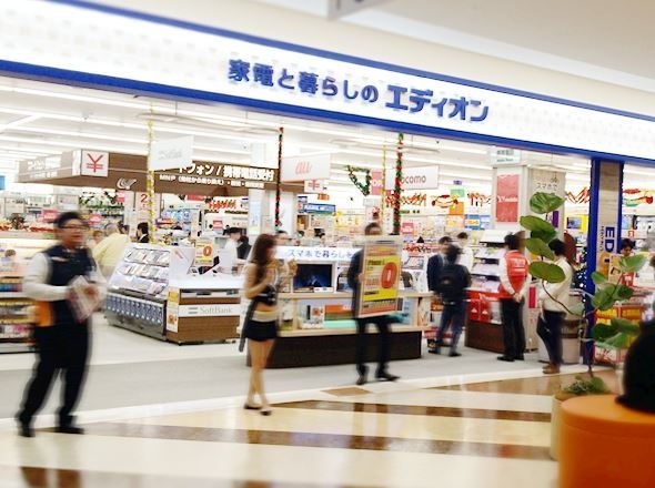 エディオン ららぽーとEXPOCITY店（Jタウンネット大阪撮影）