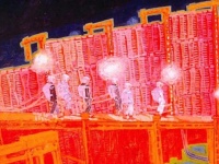 キューブリック映画「2001年宇宙の旅」50周年を記念して初公開された撮影現場を記録した素晴らしいイラスト