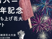 「『あずきバー』50周年記念の花火打ち上げプロジェクト」⒞井村屋