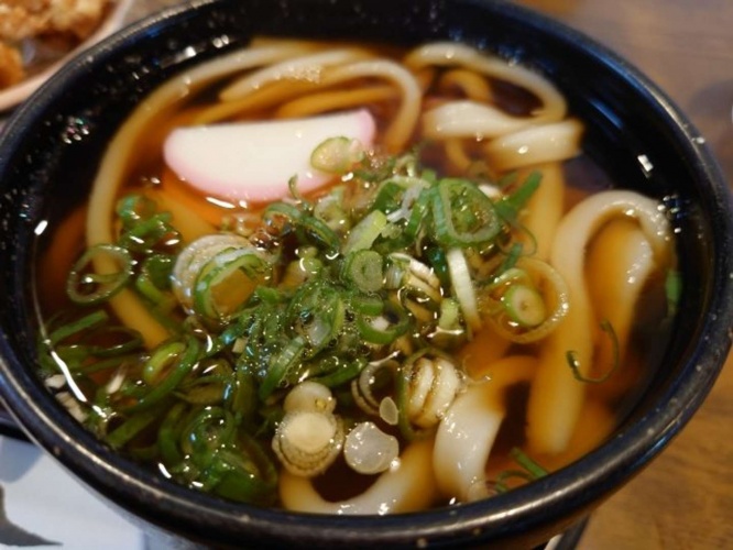 つゆの色が濃い関東のうどん（画像はイメージ）