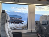 タイムマシンの車窓から？幻想風景に1.5万人瞠目　「ただいま、平安時代を通過中でございます」