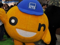 HTBマスコットキャラクター・onちゃん（kanegenさん撮影, flickrより）